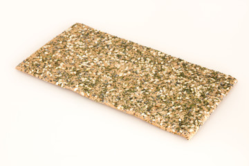 Crispbread with dill, sesame and poppy seed