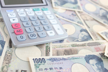 電卓とお金
