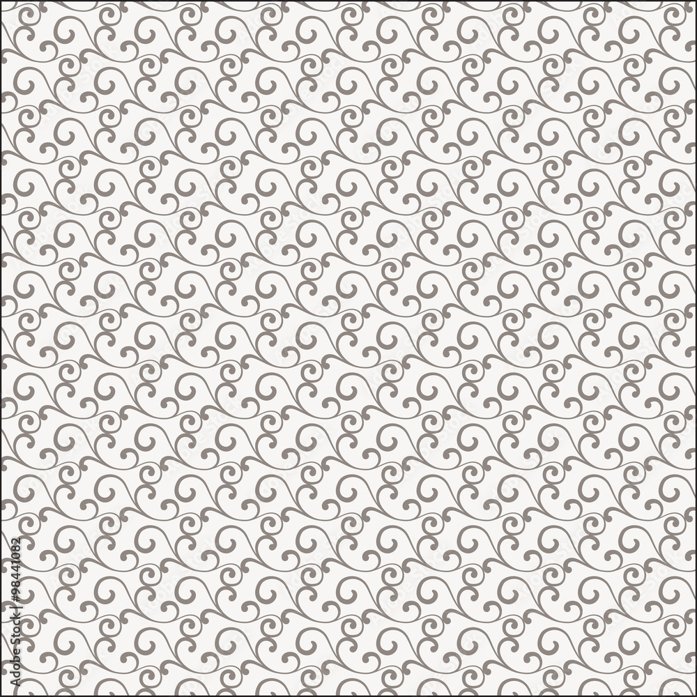 Poster repeating abstract background with curl