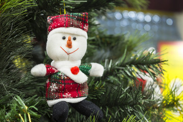 Christmas snowman decoration