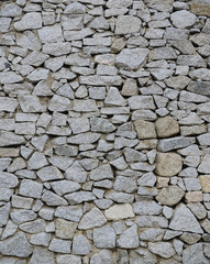 Stacked stone wall texture