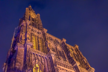 Cathedral of Our Lady (Notre Dame) of Strasbourg in Alsace.
