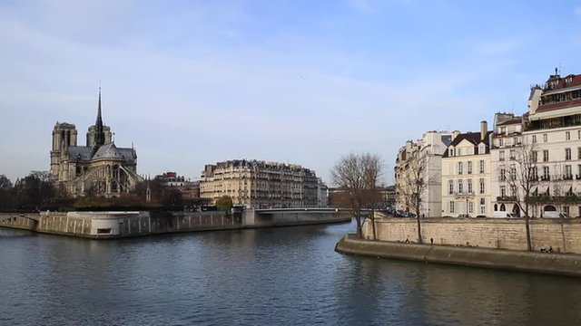 Paris, les Bords de Seine, Nôtre-Dame de Paris 