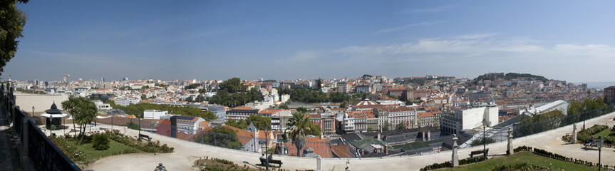 Panorama von Lissabon, Portugal
