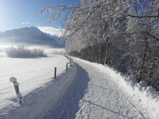 Winterlandschaft Oberstdorf