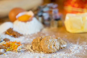 Traditional Christmas cookies from Alsace