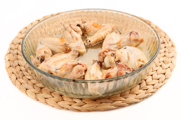 Roasted chicken wings