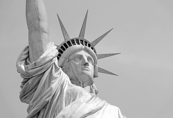Obraz premium Statua Wolności, prezent od Francji dla Stanów Zjednoczonych, Liberty Island, Nowy Jork