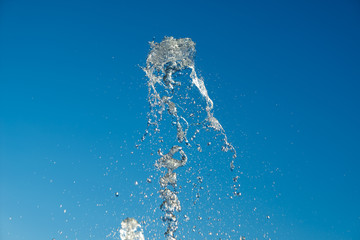 Water fountain water jet
