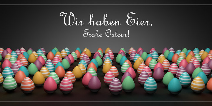 Spa&szlig;ige Osterkarte.