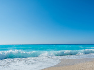 Fototapeta na wymiar beach caribbean sea