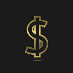 Golden Dollar sign