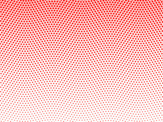 Obraz premium Simple retro pastel red halftone star pattern background