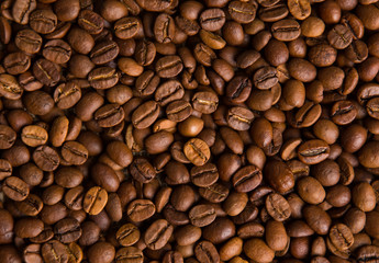 roasted coffee beans, can be used as a background