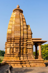 Hindu jain temples at Khajurao India