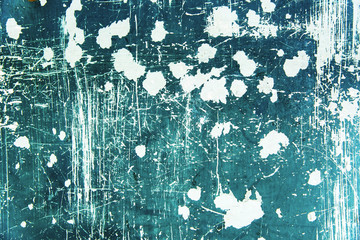 Grunge green wall, abstract texture background
