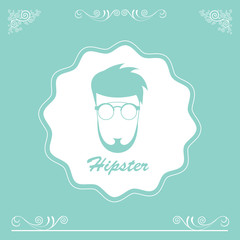 character cartoon hipster style