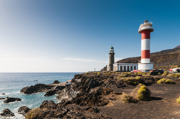 Faro de Fuencaliente, La Palma, Kanarische Inseln, Spanien © majonit