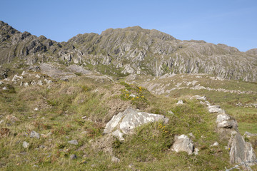 Fototapeta na wymiar Mountain Range in Beara Peninsula
