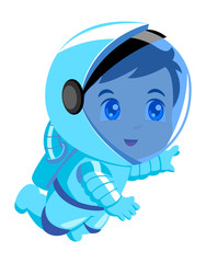 Cute Cartoon Of An Astronaut