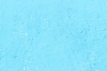 Stucco blue wall background or texture