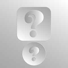 Иконка для интернета, Вдавленный и выпуклый стиль. Круглая и прямоугольная кнопка