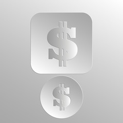 Иконка для интернета, Вдавленный и выпуклый стиль. Круглая и прямоугольная кнопка