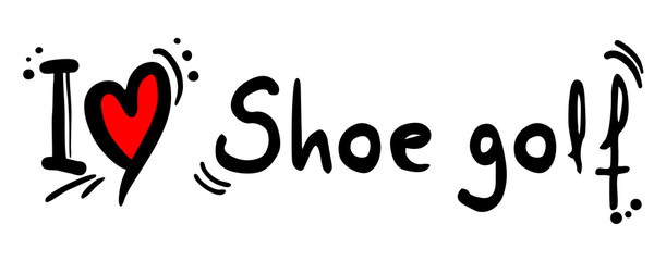 shoe golf love