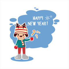 best flat Christmas deer