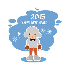 the sheep  new year,a great print