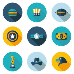 USA,icons in vector format