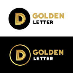 Letter D logo icon design template elements