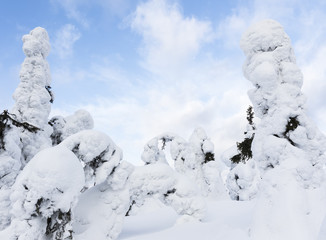 Heavy snow in Finland