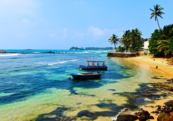 Beaches in Sri Lanka - obrazy, fototapety, plakaty