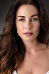 Naklejka premium portret kobiety