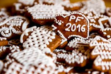A little pig shape gingerbread PF 2016.