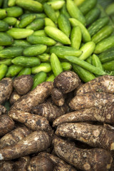 Vegetables on the market in Mumbai, India