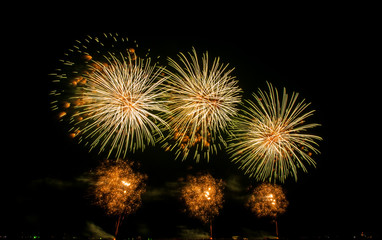 International Fireworks Festival at Pattaya, Thailand