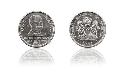 Coin 1 naira NGN, Nigeria