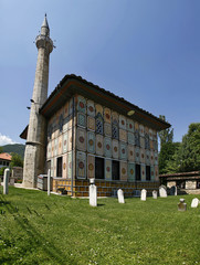Aladza mosque (painted), Tetovo, Macedonia, Balkans