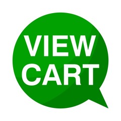 Green Speech Bubble view cart