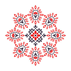 Abstract floral ornament