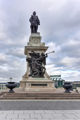 Obraz premium Samuel Champlain Statue - Quebec