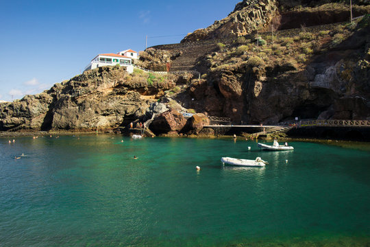 Seawaterpool at "Tamaduste" at El Hierro, Canary Islands
