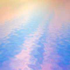 Panele Szklane Podświetlane  niebo odbite w wodzie
