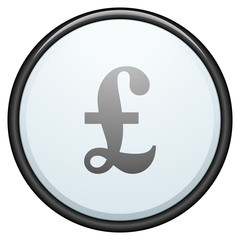 Pound button sign illustration