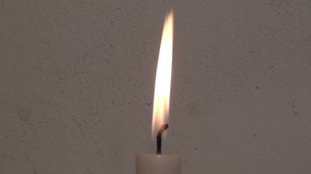 Flame Of A Candle - Close Up