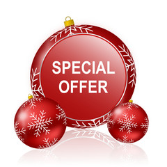 special offer christmas icon