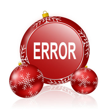 error christmas icon