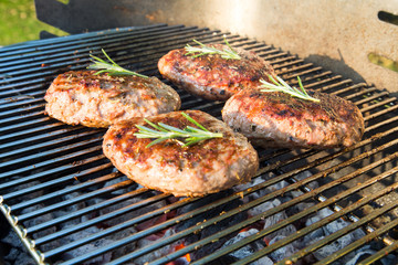 Barbecue in the garden